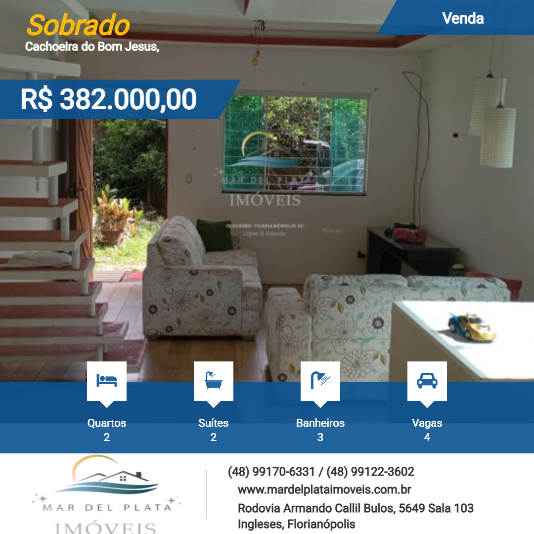 Sobrado para Venda, em , bairro Rio Vermelho, 2 dormitórios, 3 banheiros, 2 suítes, 4 vagas