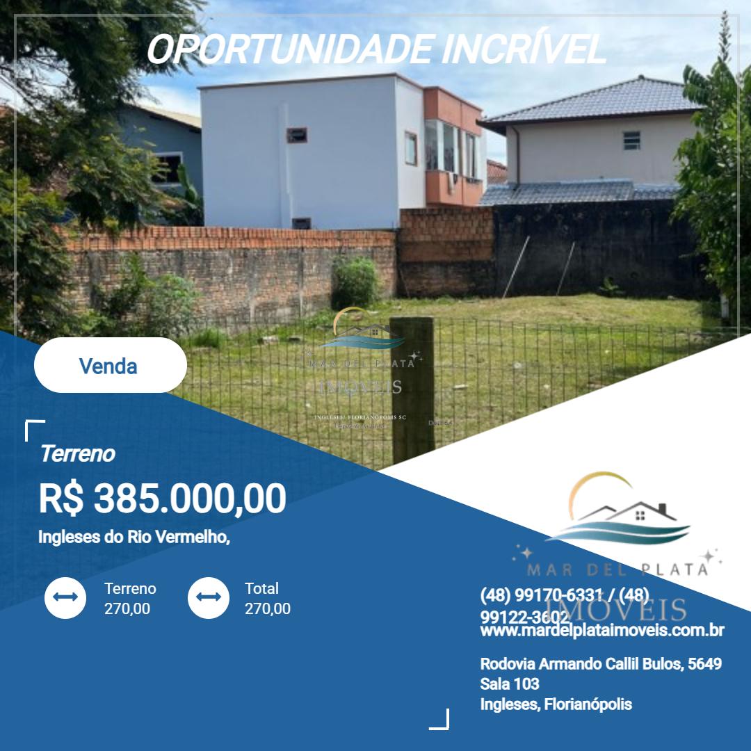 Terreno para Venda, em , bairro Ingleses do Rio Vermelho